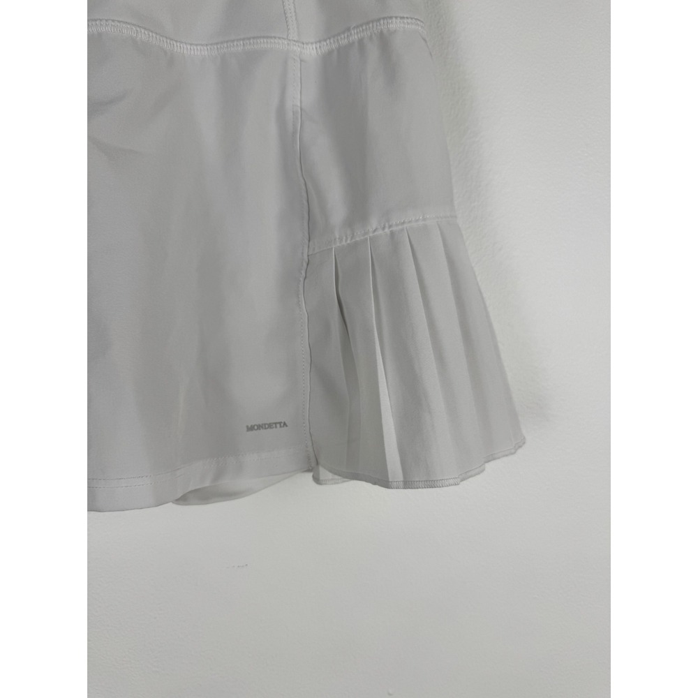 Mondetta‎ Womens Performance Luxury Athletic Skirt White S Pleated Tennis Golf - Picture 8 of 10